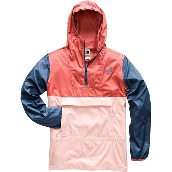 The North Face Fanorak 2.0 Jacket Anorak Women's Small Pink Orange Blue Peach - Picture 1 of 13